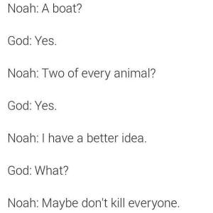 Noah and God